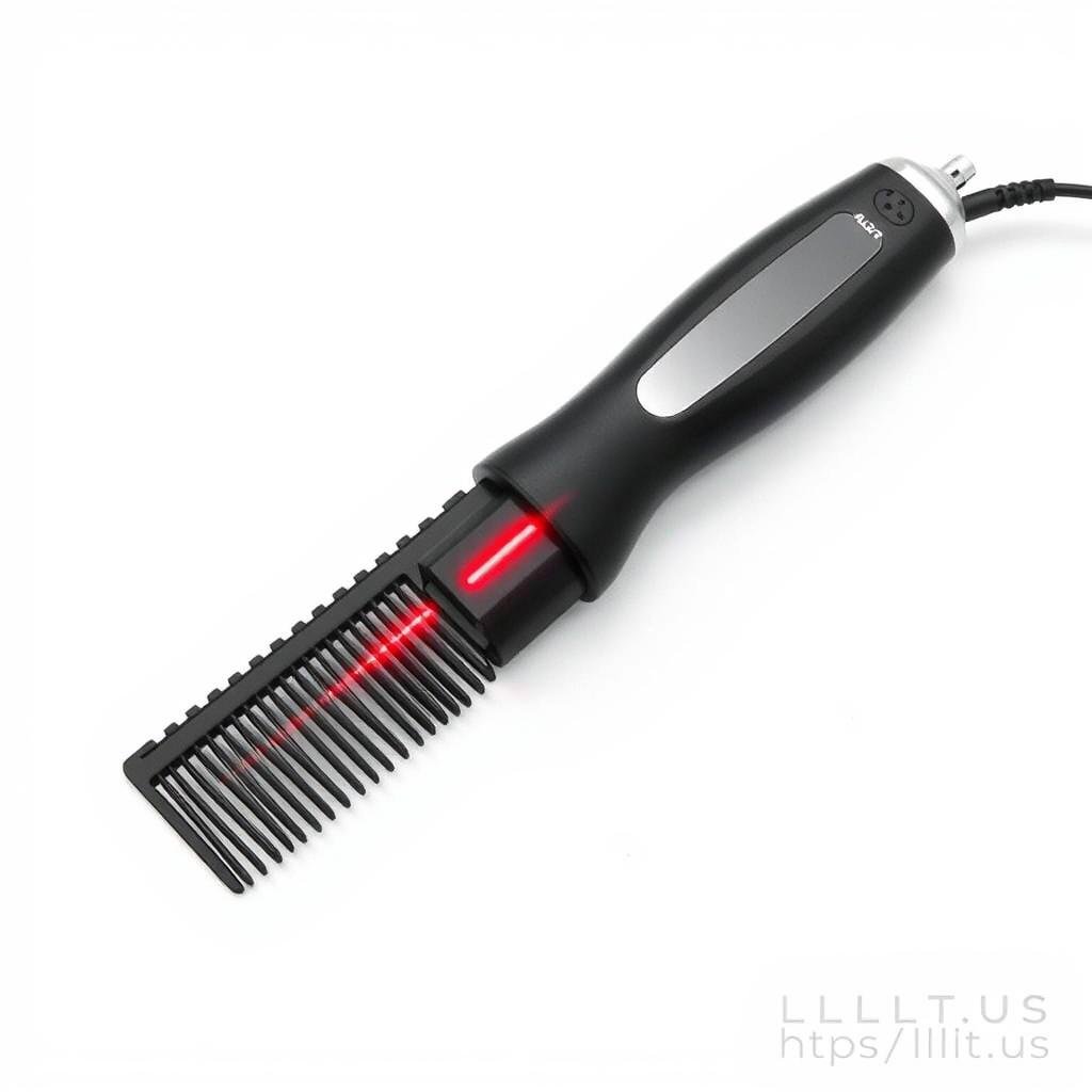 LLLT Hair Regrowth Comb device from MAIKONG with visible laser diodes