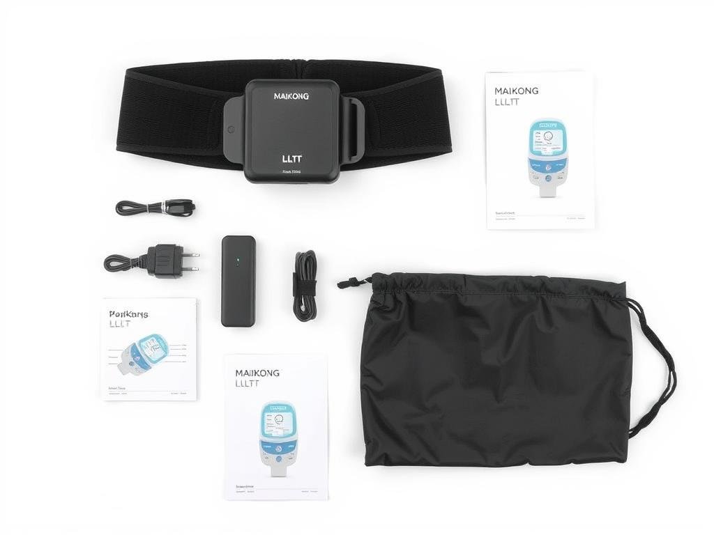 LLLT Waist Support Belt complete package contents LLLT Waist Support Belt complete package contents