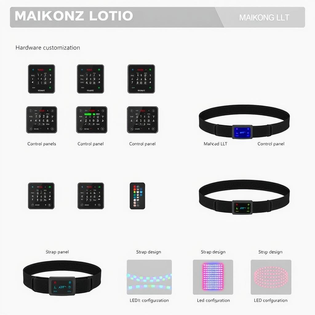 LLLT Waist Support Belt hardware customization options LLLT Waist Support Belt hardware customization options