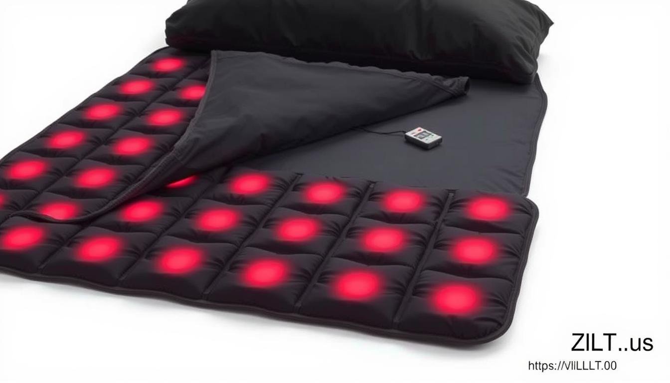 MAIKONG LLLT Full-Body Sleeping Pad (MZ001) showing red light therapy