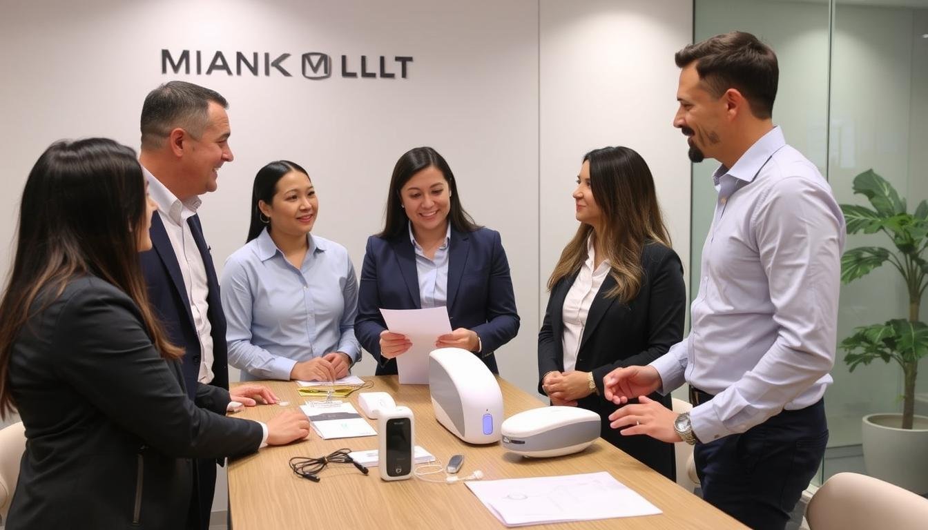 MAIKONG LLLT Hair Therapy business partnership meeting