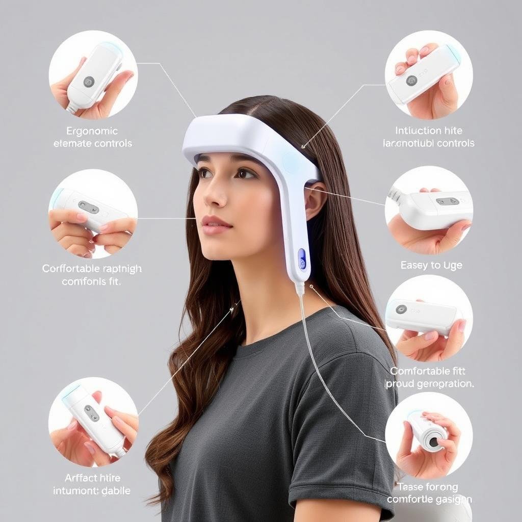 MAIKONG LLLT Hair Therapy device user experience design