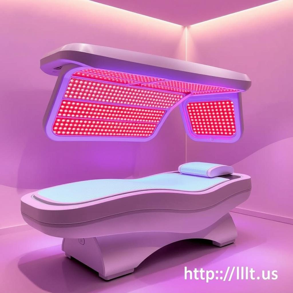 MAIKONG red light therapy bed for full-body treatment including scalp