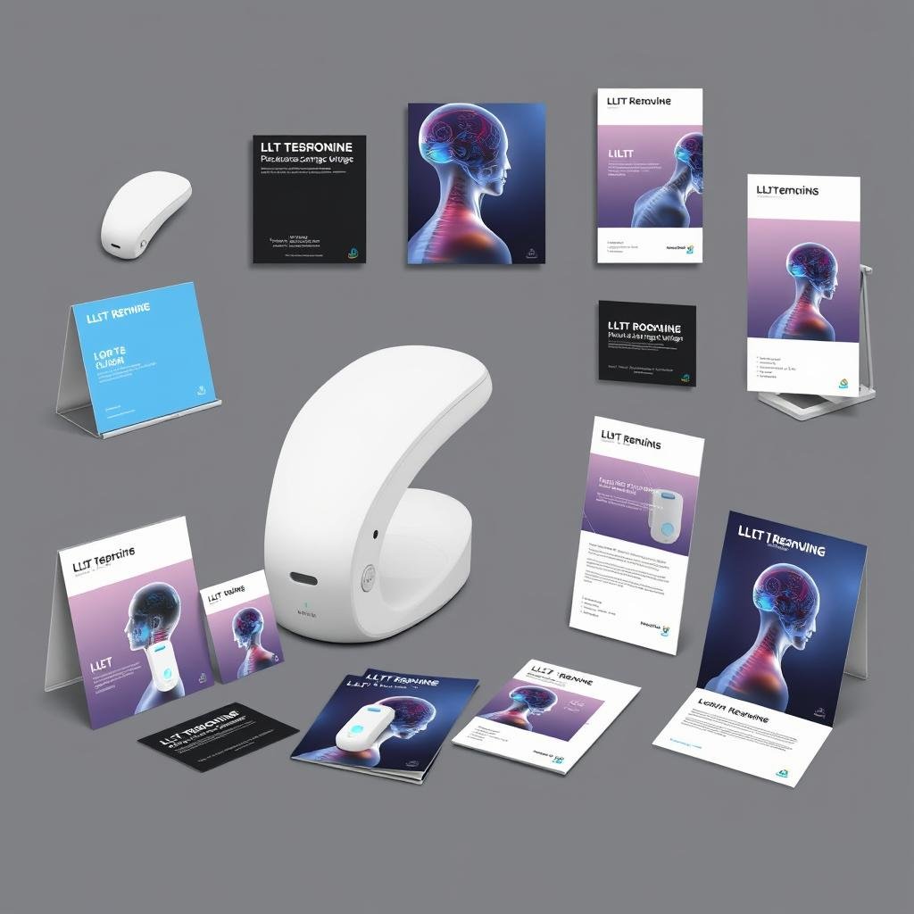 Marketing materials for LLLT Neck Support Device Marketing materials for LLLT Neck Support Device