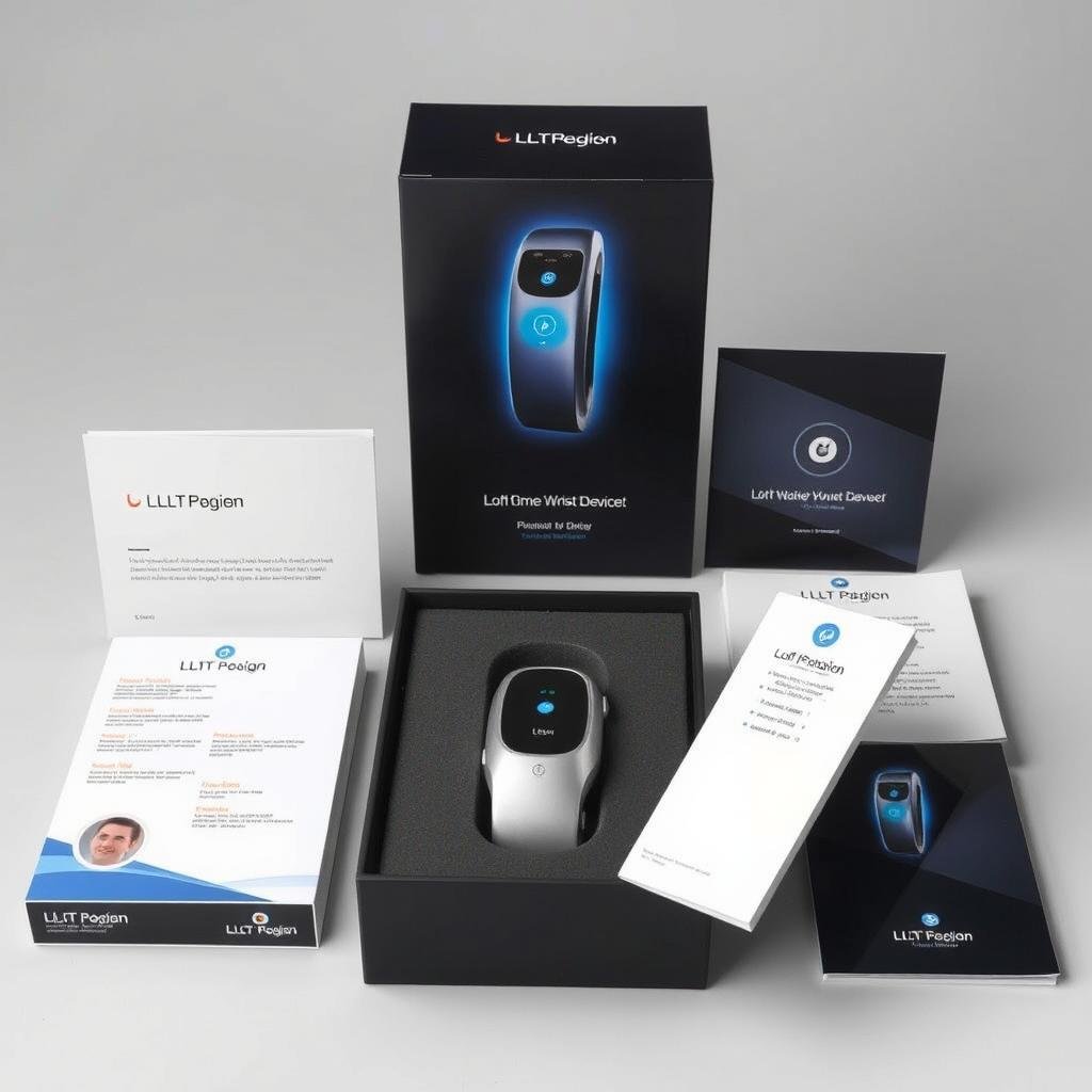 Packaging and marketing customization for LLLT wrist support device Packaging and marketing customization for LLLT wrist support device