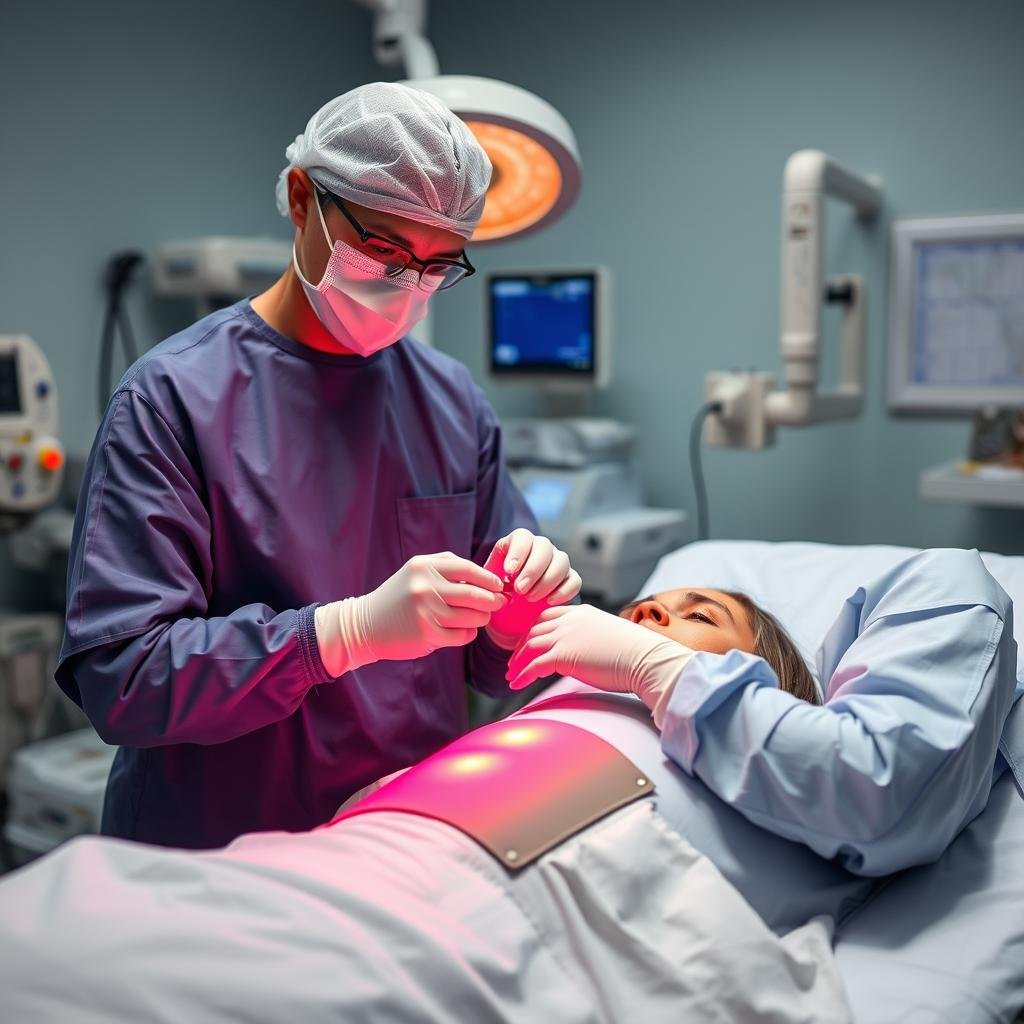 Red light therapy for post-surgical recovery