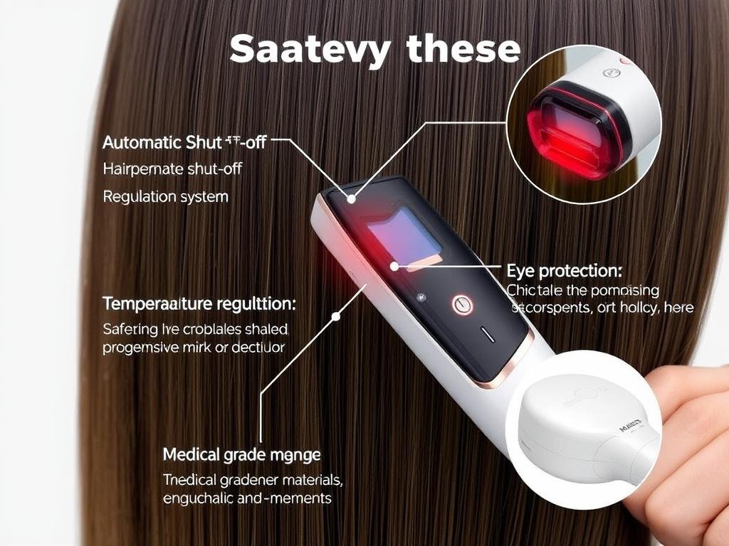 Safety features of MAIKONG LLLT Hair Therapy devices