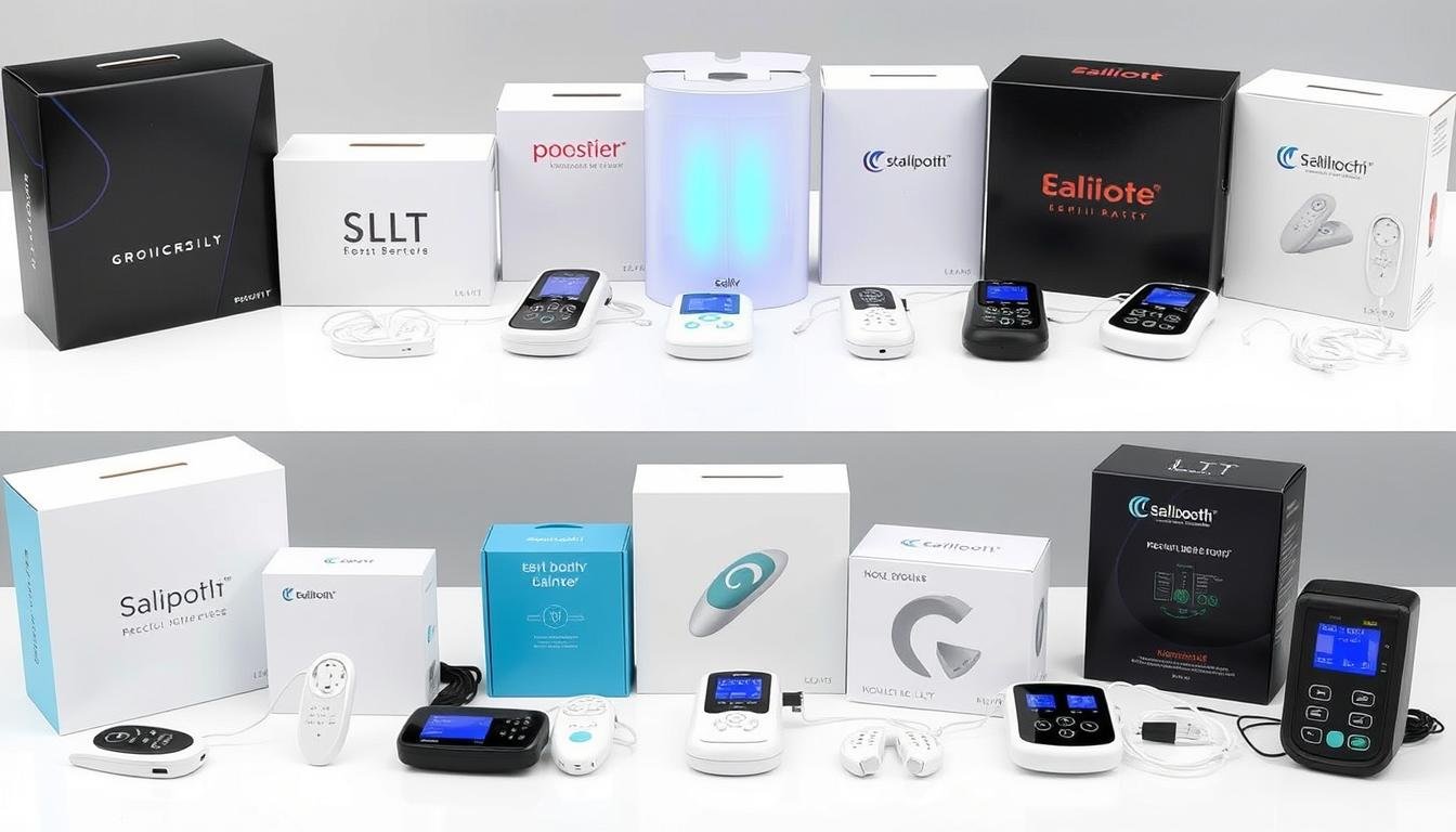 Various customized LLLT Neck Support Devices with different branding and features Various customized LLLT Neck Support Devices with different branding and features